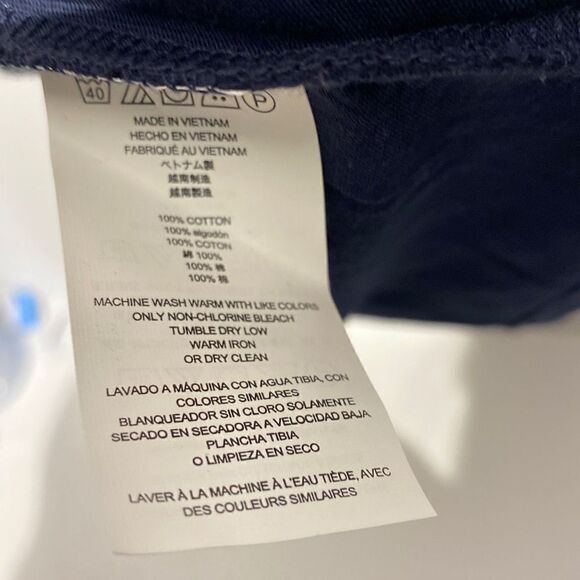 Michael Kors Men's Three Button Placket Cotton Navy Polo Shirt Small - Picture 9 of 10